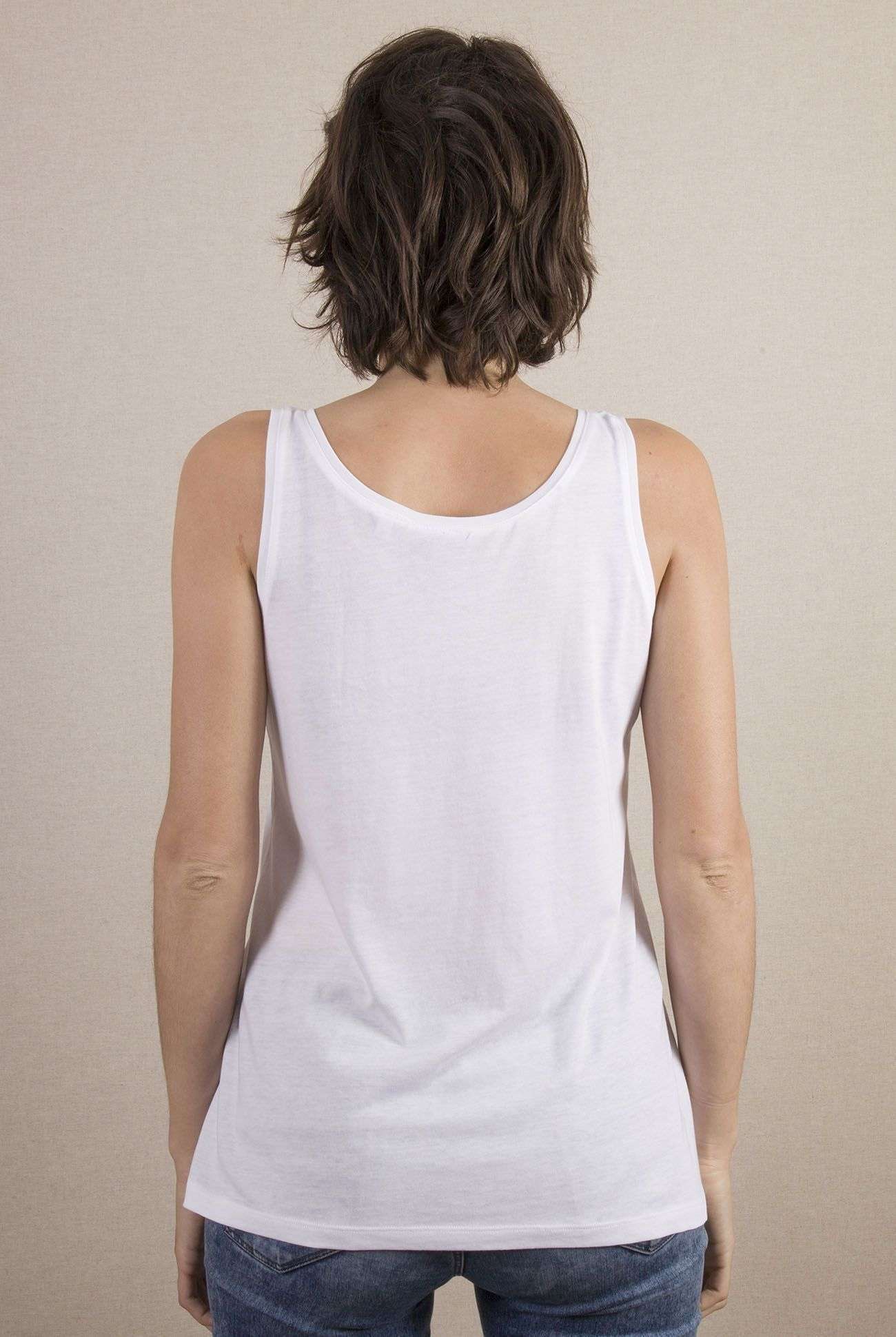 camiseta-ecologica-algodon organico-tencel-amapolas-mujer-blanca-tirantes-sirem wild