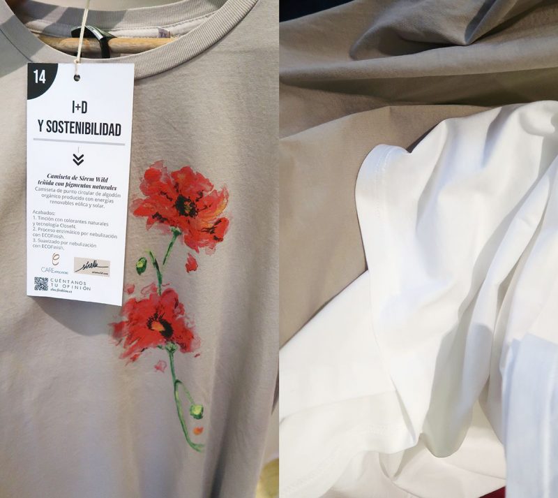 sirem wild-jornada moda sostenible-camisetas ecologicas-Care Applications-tinte natural