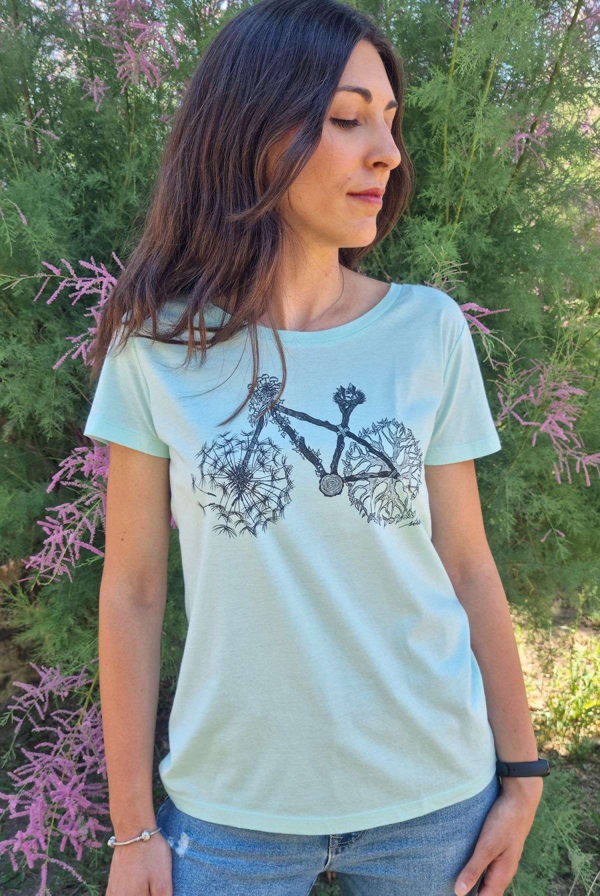 Camiseta mujer bici manga corta-sirem wild