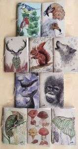 libretas animales naturaleza-sirem wild-cuaderno papel reciclado