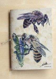 libretas papel hierba-abejas-sirem wild