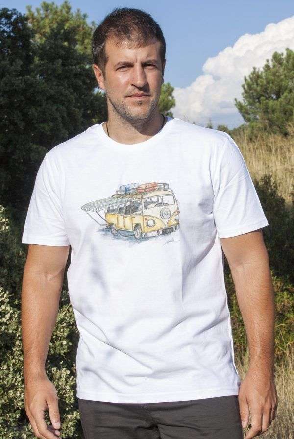 camiseta-furgoneta-hombre-algodon-organico-sirem-wild-moda-sostenible