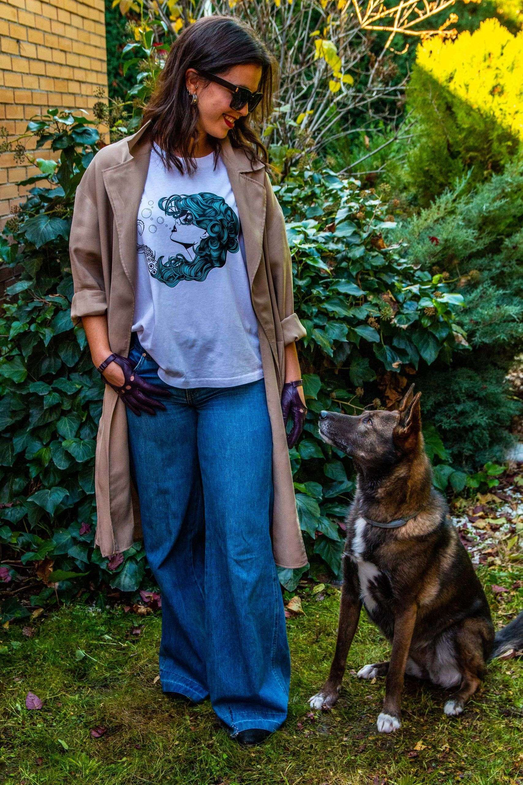 Camiseta mujer Pulpo-alejandra-sirem wild-sostenible