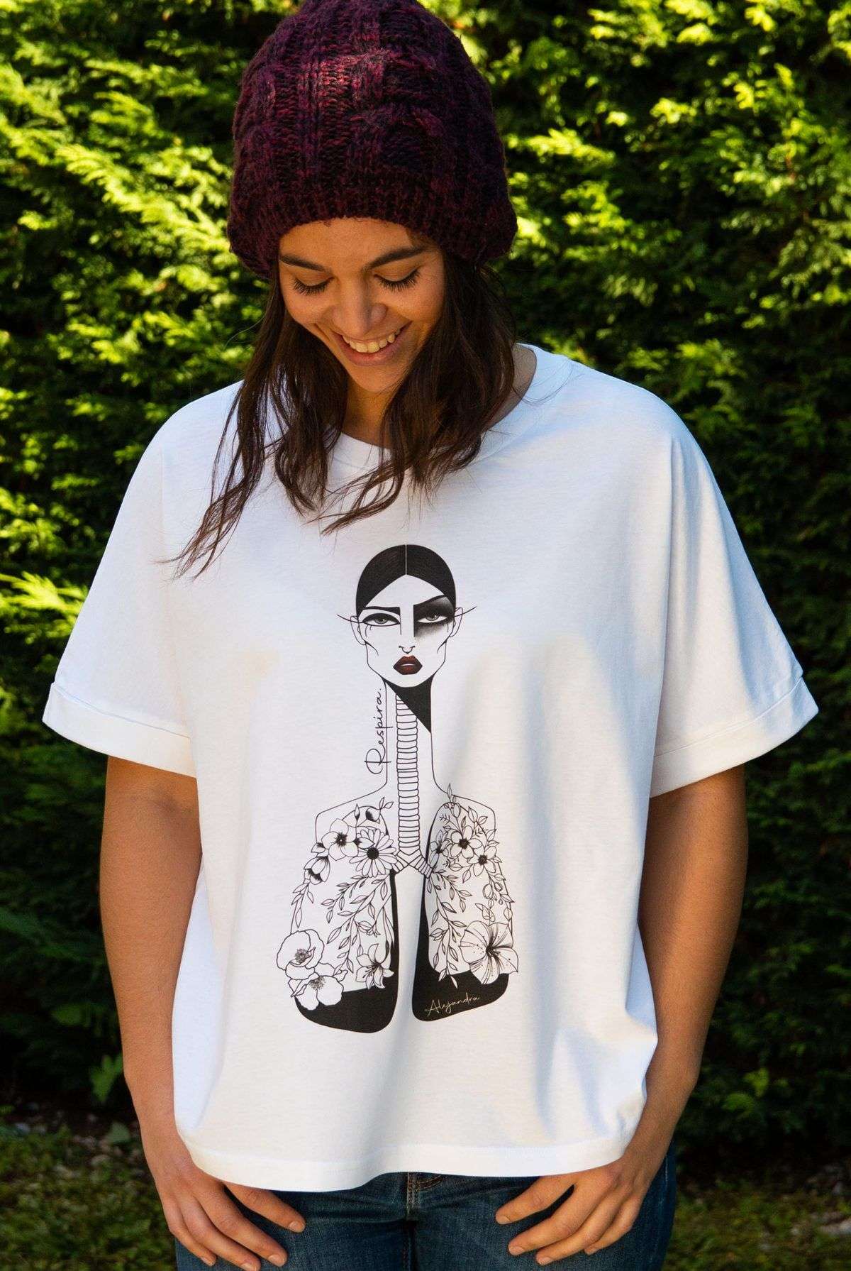 Camiseta-mujer aire-alejandra-sirem wild