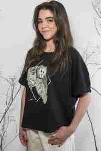 Camiseta mujer Lechuza algodon organico-sirem wild